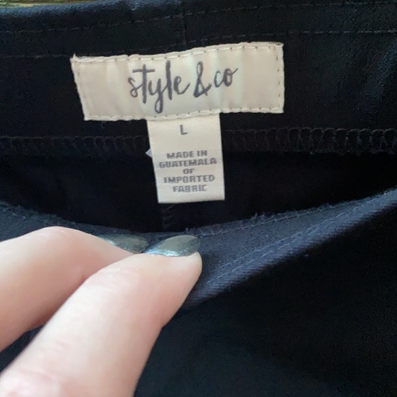 Style & co cropped pants sz. L - Picture 2 of 4